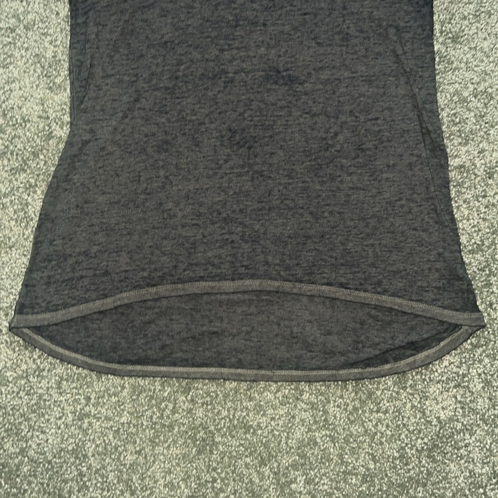 Rock & Republic Olive Night Distressed T Cutout Sleeves High Low Hem Lightweight - Picture 4 of 6